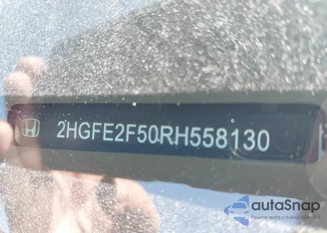 2024 Honda Civic Sport from USA, damaged, VIN 2HGFE2F50RH558130